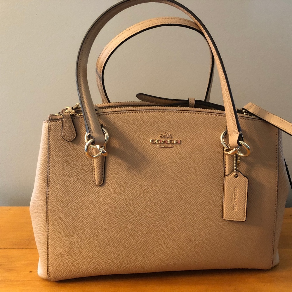 Coach Leather Satchel Shoulder Handbag